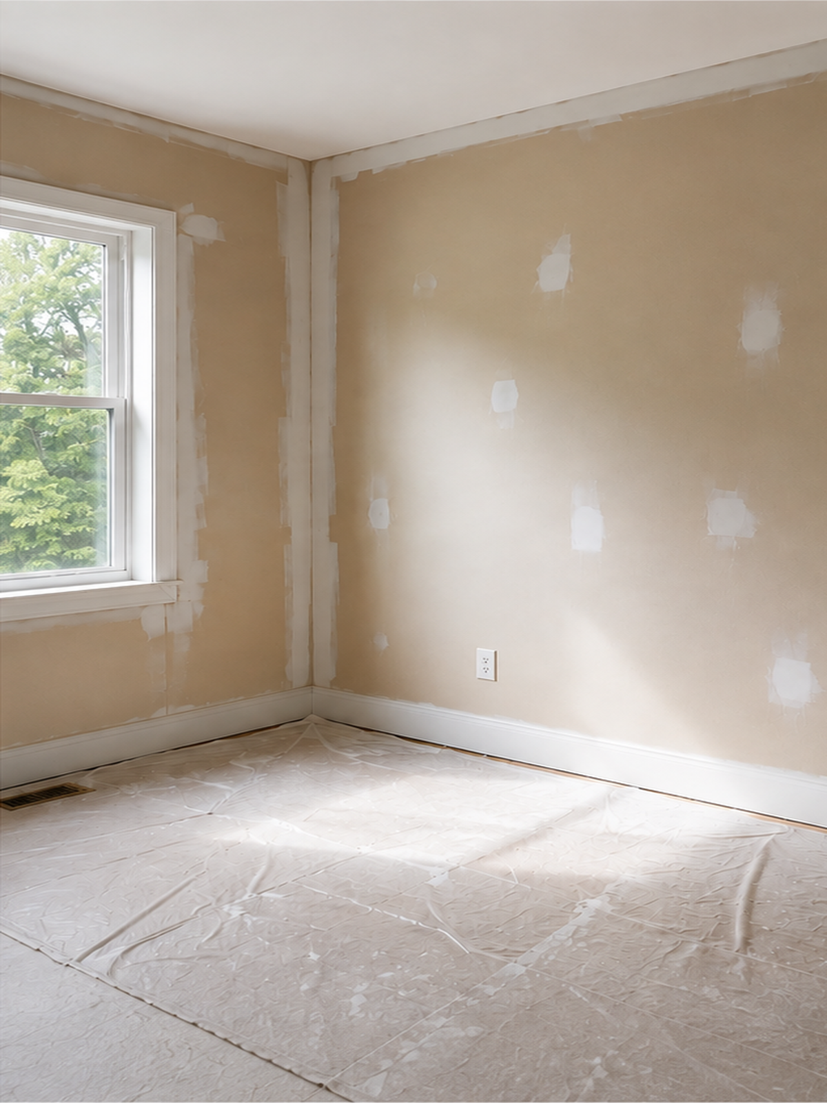 Interior Painting Transformation before work